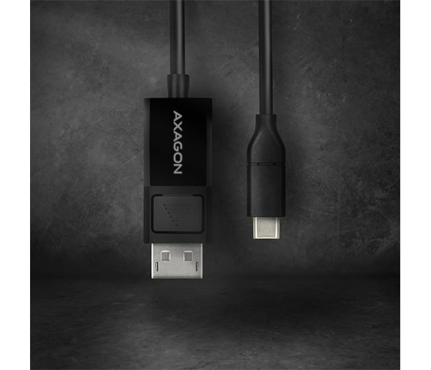 AXAGON RVC-DPC Konwerter/kabel USB-C -> DisplayPort 1,8m, 4K/60HZ - 1353445 - zdjęcie 2